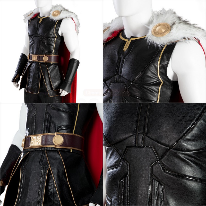 Thor 4 Love and Thunder Cosplay Costume Thor Black Halloween Suit