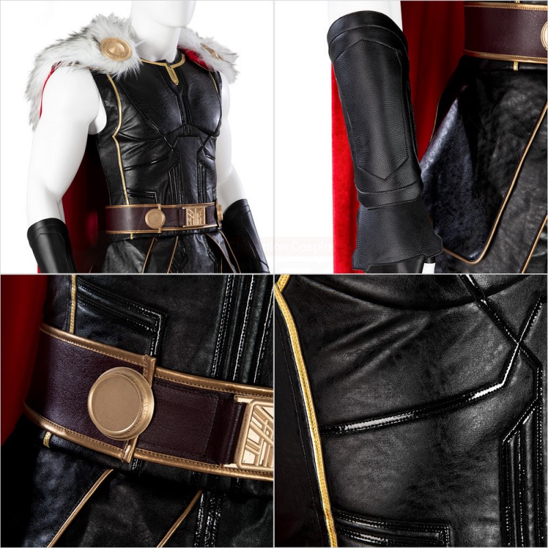 Thor 4 Love and Thunder Cosplay Costume Thor Black Halloween Suit