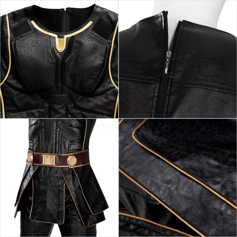 Thor 4 Love and Thunder Cosplay Costume Thor Black Halloween Suit