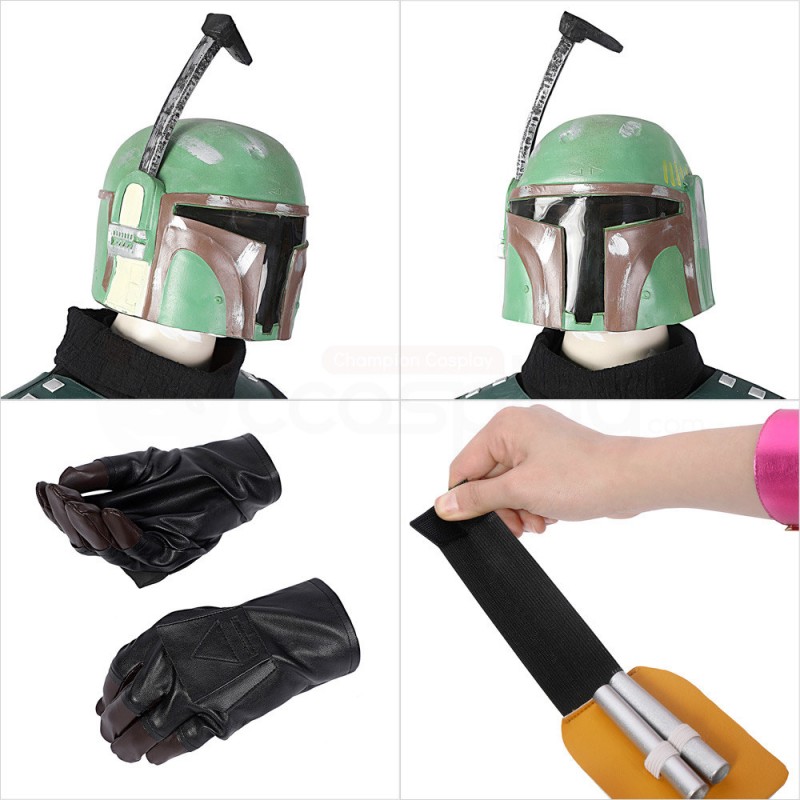 Boba Fett Costume The Book of Cosplay Mandalorian Suit