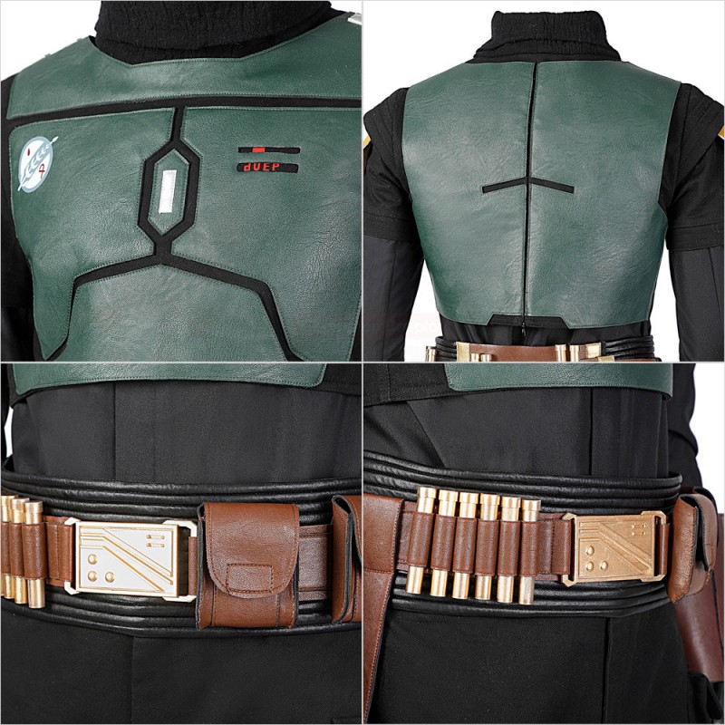 Boba Fett Costume The Book of Cosplay Mandalorian Suit