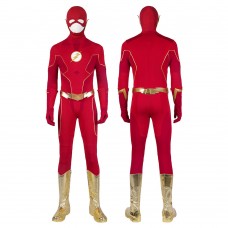 Barry Allen Cosplay Costume Champion Golden Boots