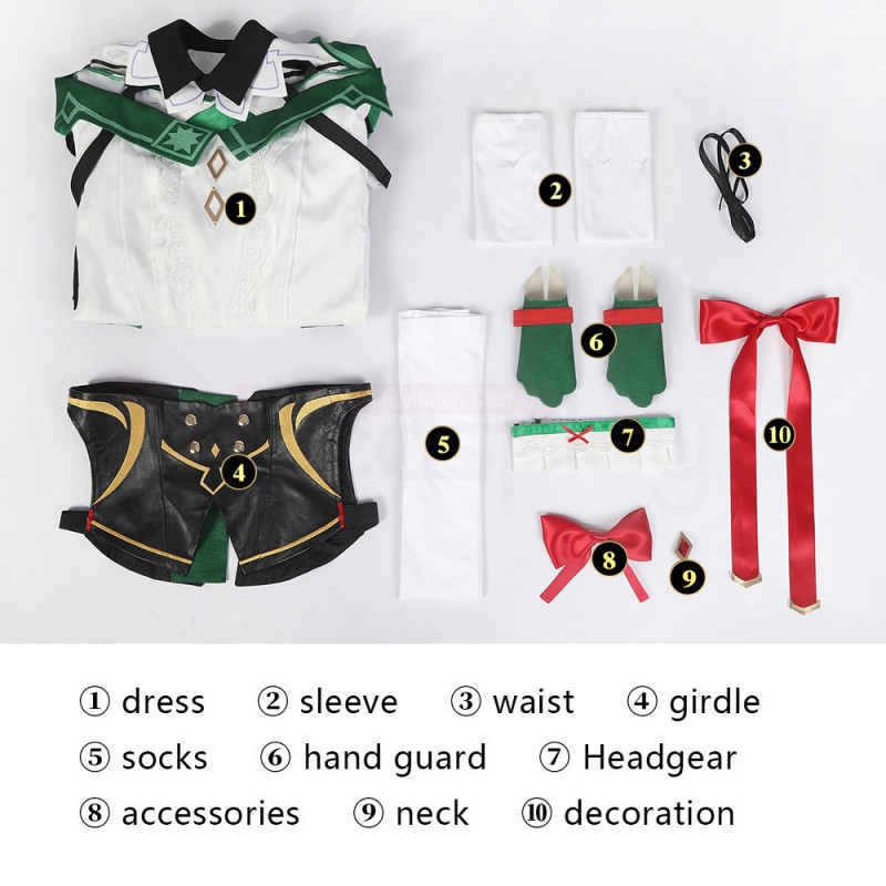Genshin Impact Catherine Cosplay Costume