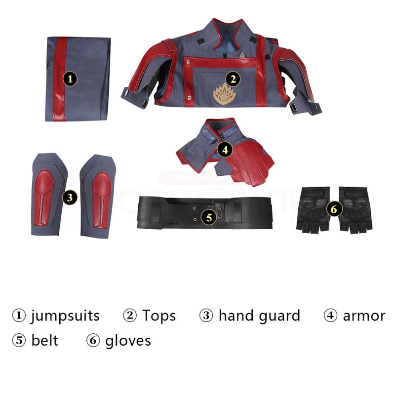 Star-Lord Cosplay Costume Guardians of the Galaxy 3 Peter Quill Cosplay Suits