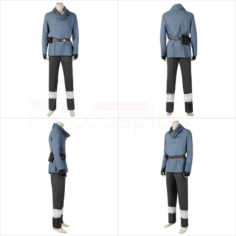 Obi-Wan Kenobi Cosplay Costume Star Wars Halloween Suit