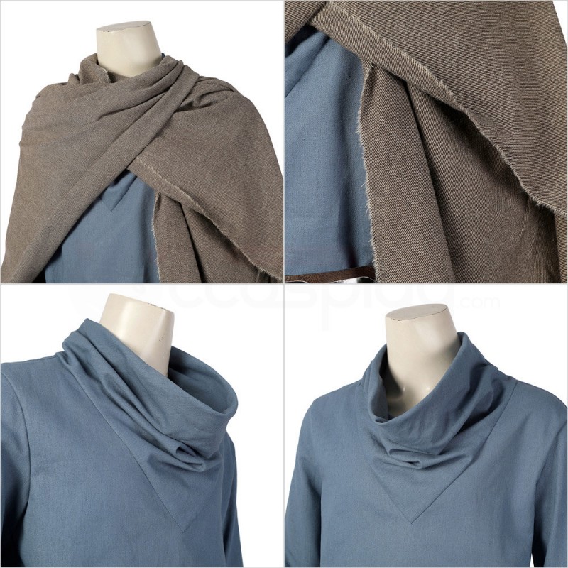 Obi-Wan Kenobi Cosplay Costume Star Wars Halloween Suit