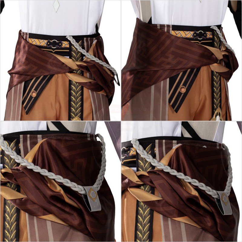 Genshin Impact Shikanoin Heizou Cosplay Costume