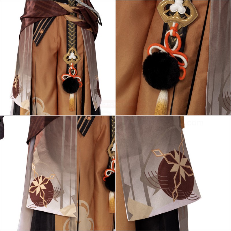 Genshin Impact Shikanoin Heizou Cosplay Costume