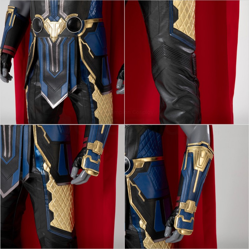 Thor 4 Love and Thunder Cosplay Costume Thor Blue Halloween Suit