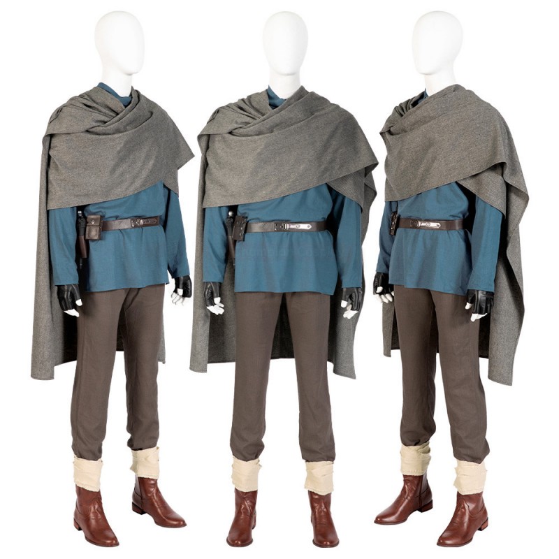 Star Wars Obi-Wan Kenobi Jedi Master Cosplay Costume Halloween Outfit