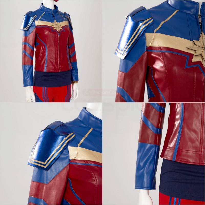 Ms. Marvel Kamala Khan Cosplay Costume Halloween Suit