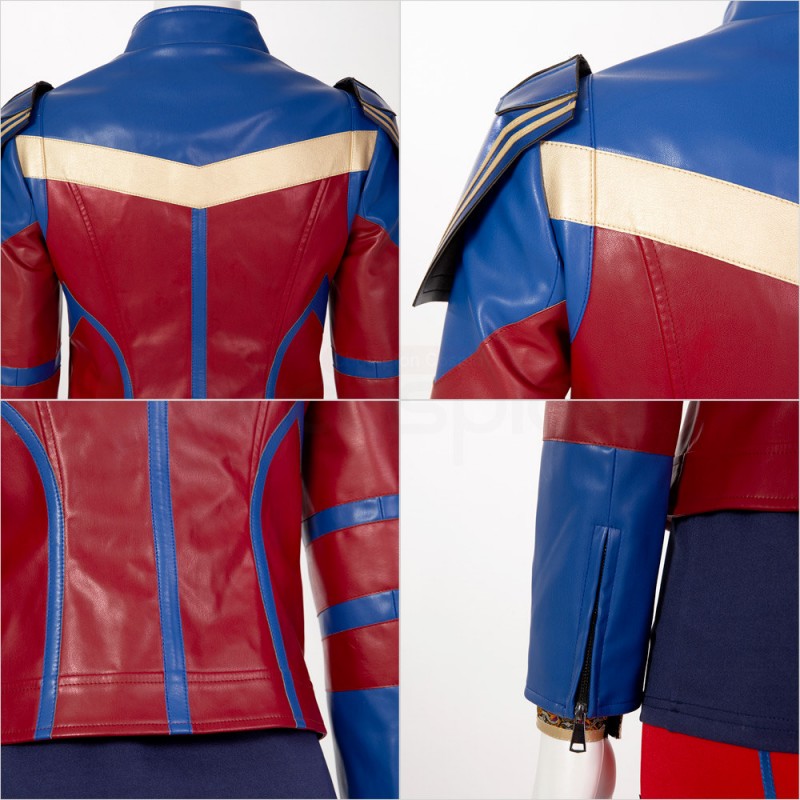Ms. Marvel Kamala Khan Cosplay Costume Halloween Suit