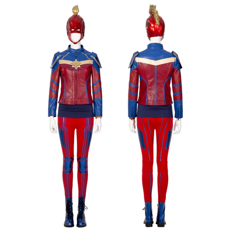 Ms. Marvel Kamala Khan Cosplay Costume Halloween Suit