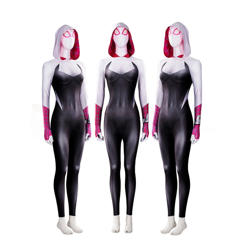 Gwen Stacy Costume Spider-Man Across the Spider-Verse Cosplay Jumpsuit