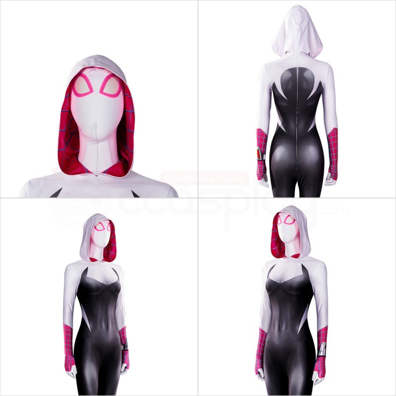 Gwen Stacy Costume Spider-Man Across the Spider-Verse Cosplay Jumpsuit