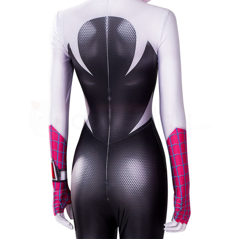 Gwen Stacy Costume Spider-Man Across the Spider-Verse Cosplay Jumpsuit