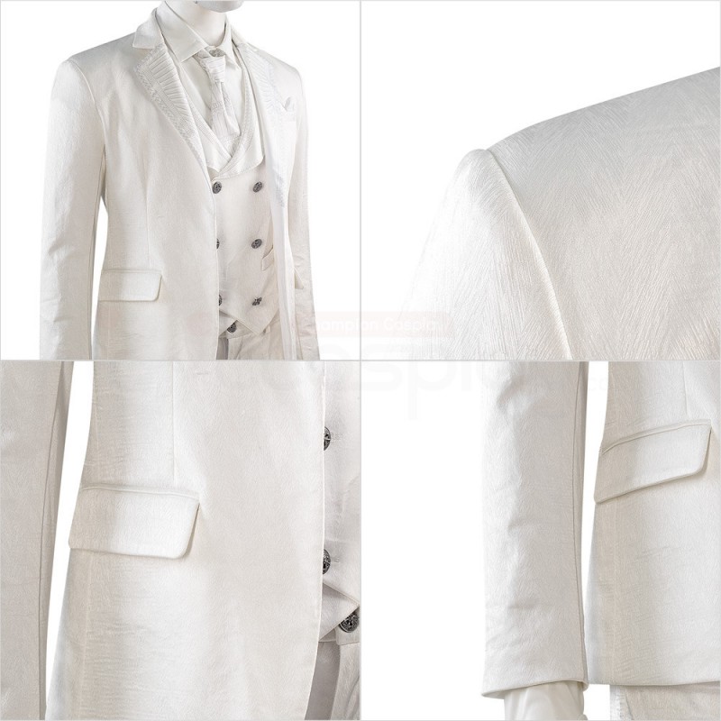 Moon Knight Steven Grant Cosplay Costume Marc Spector White Suit