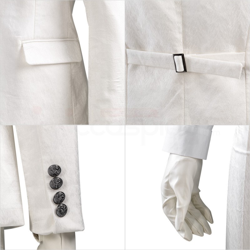 Moon Knight Steven Grant Cosplay Costume Marc Spector White Suit