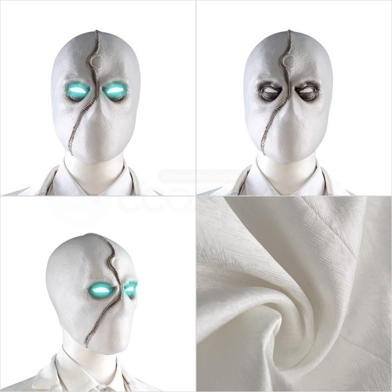 Moon Knight Steven Grant Cosplay Costume Marc Spector White Suit