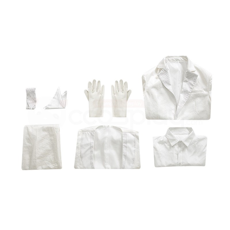 Moon Knight Steven Grant Cosplay Costume Marc Spector White Suit