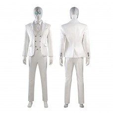 Moon Knight Steven Grant Cosplay Costume Marc Spector White Suit