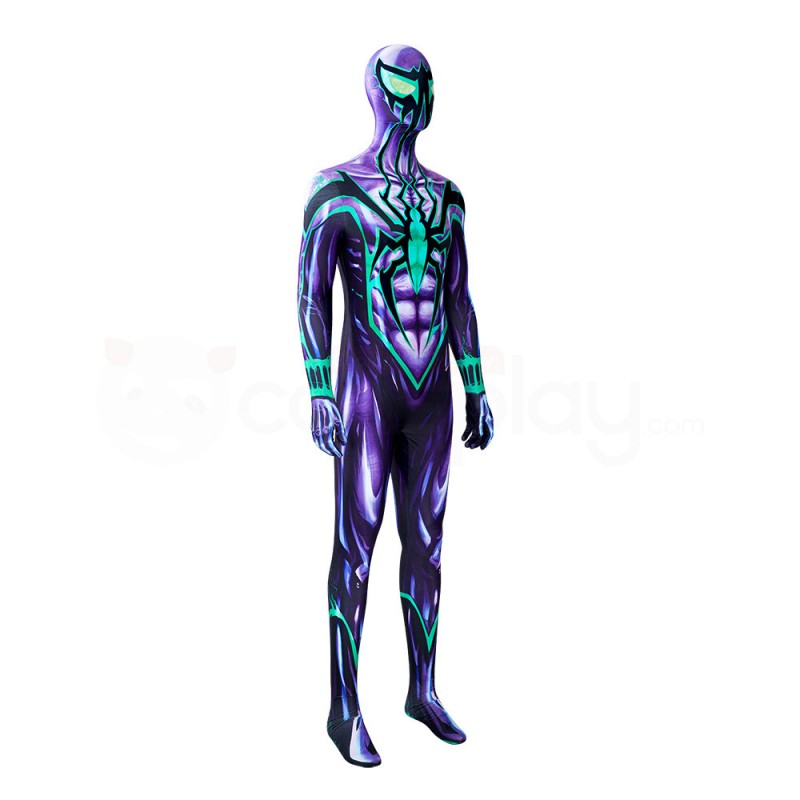 Chasm Ben Reilly Costume The Scarlet Spider Cosplay Spider-Man Jumpsuit