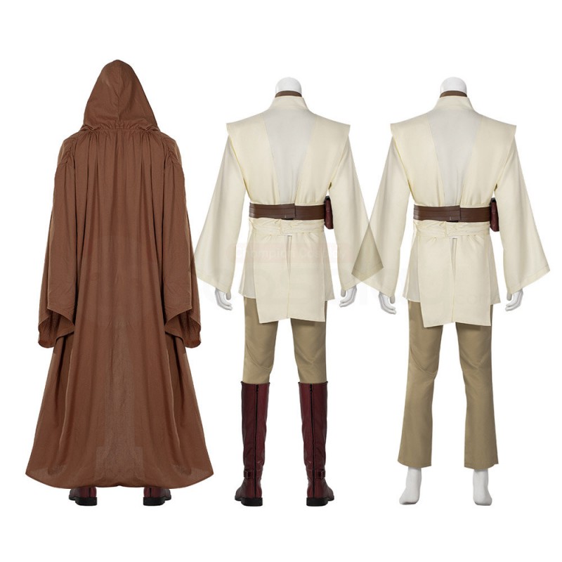 Star Wars Obi Wan Kenobi Jedi Cosplay Costume