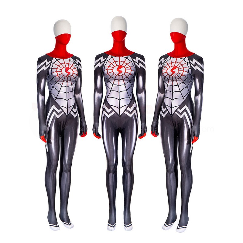 Silk Cindy Moon Cosplay Costume Women Spider-Man Jumpsuit