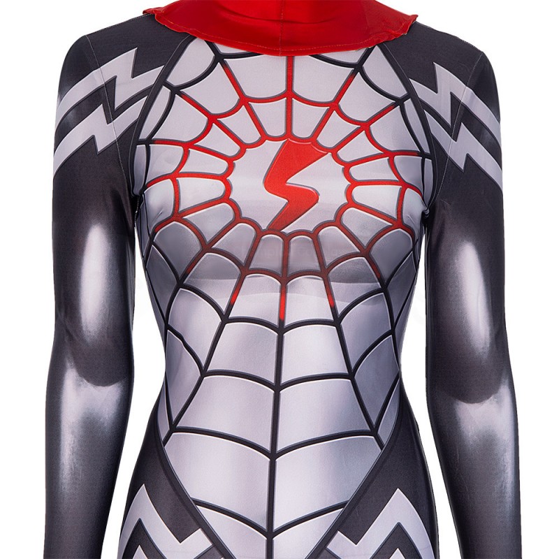 Silk Cindy Moon Cosplay Costume Women Spider-Man Jumpsuit