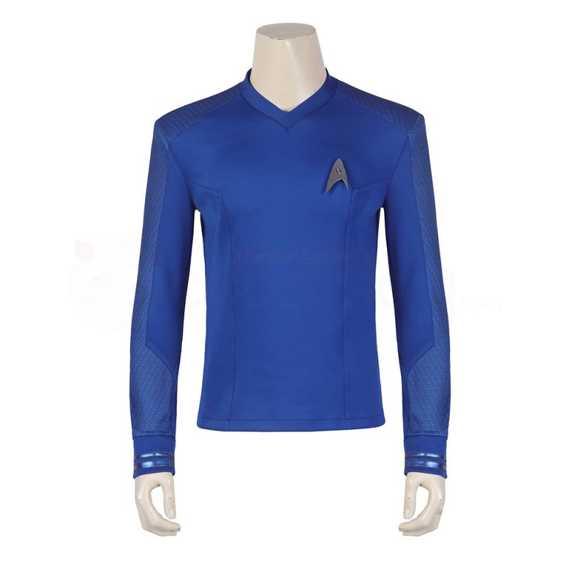 Star Trek Strange New Worlds Spock Cosplay Costume Christopher Pike Cosplay Suit