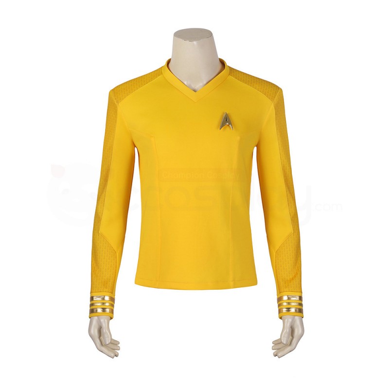 Star Trek Strange New Worlds Spock Cosplay Costume Christopher Pike Cosplay Suit