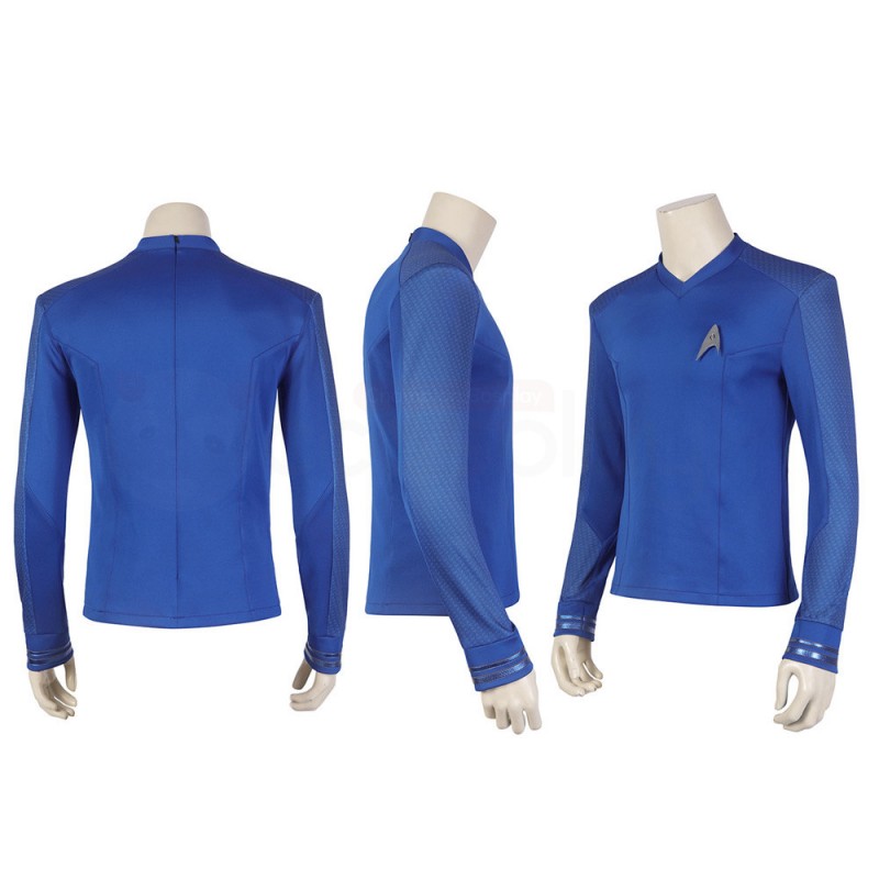 Star Trek Strange New Worlds Spock Cosplay Costume Christopher Pike Cosplay Suit