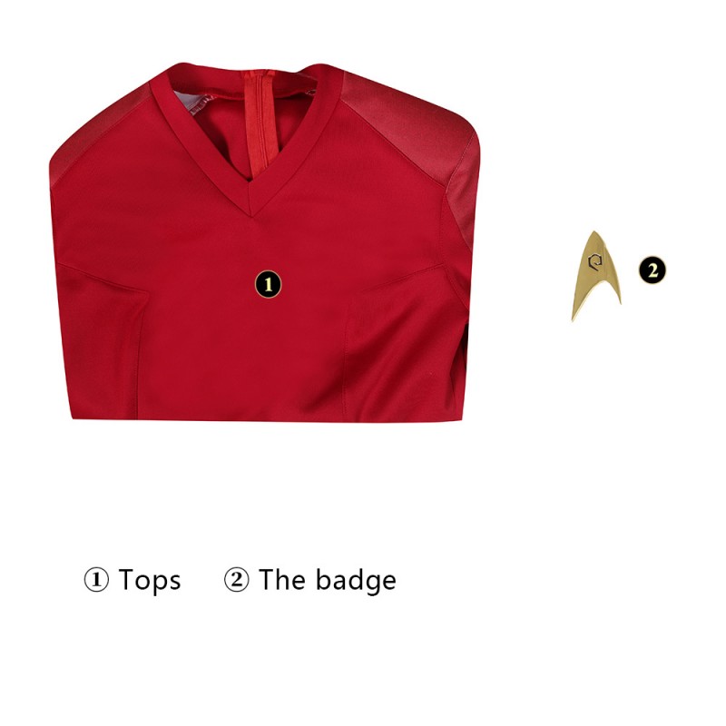 Star Trek Strange New Worlds Spock Cosplay Costume Christopher Pike Cosplay Suit