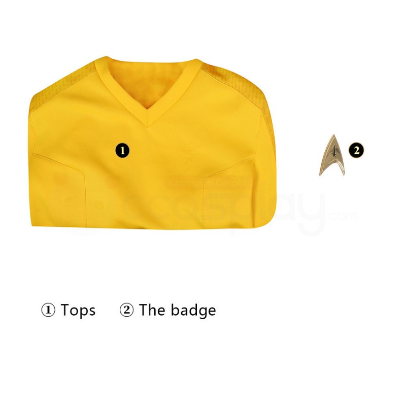 Star Trek Strange New Worlds Spock Cosplay Costume Christopher Pike Cosplay Suit