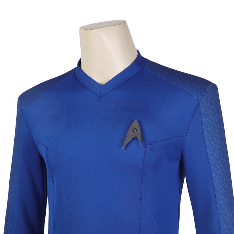 Star Trek Strange New Worlds Spock Cosplay Costume Christopher Pike Cosplay Suit