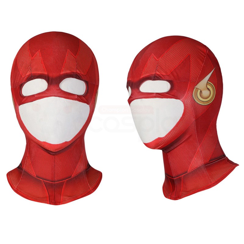 Adult Barry Allen Cosplay Jumpsuit Superhero Halloween Cosplay Costume
