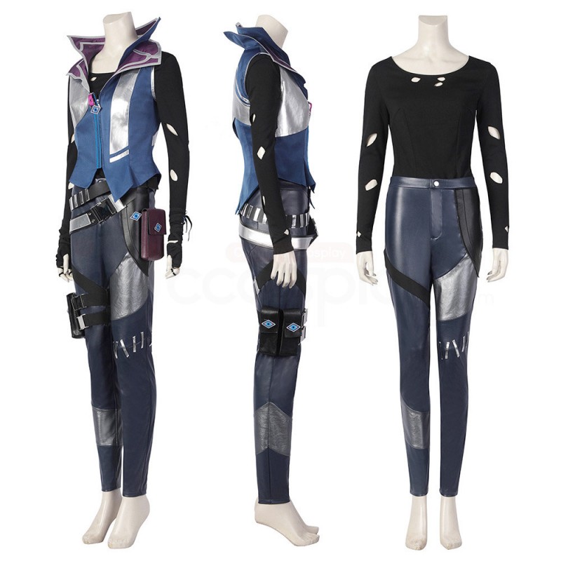Valorant Fade Costumes Game Valorant Cosplay Suit