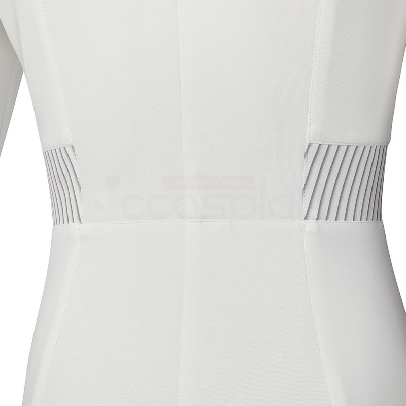 Nyota Uhura White Costume Star Trek Strange New Worlds Cosplay Suit