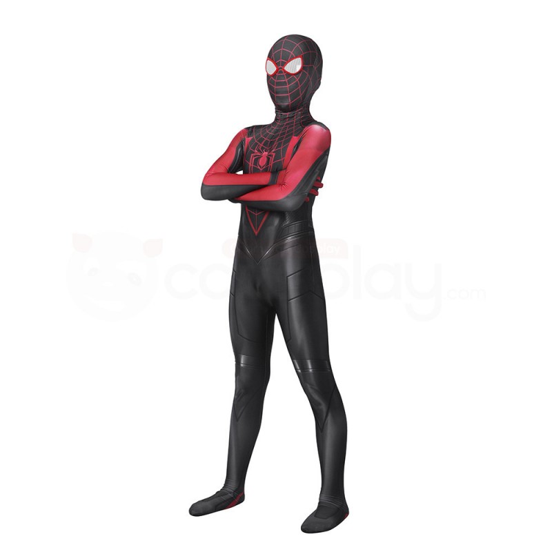 Kids Spiderman Cosplay Suit Spider-Man 2 PS5 Cosplay Miles Morales Costumes