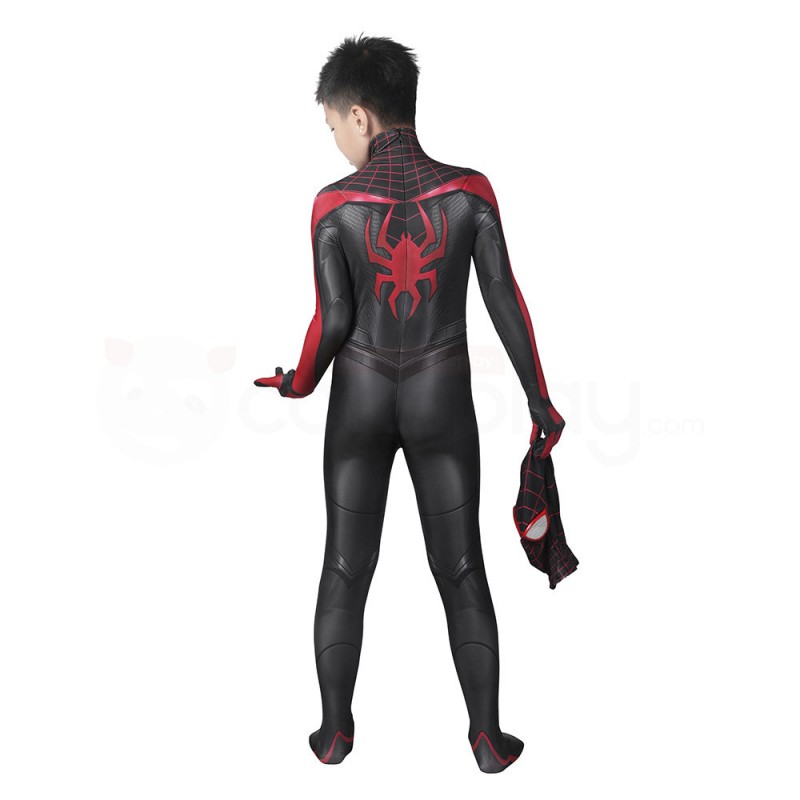 Kids Spiderman Cosplay Suit Spider-Man 2 PS5 Cosplay Miles Morales Costumes