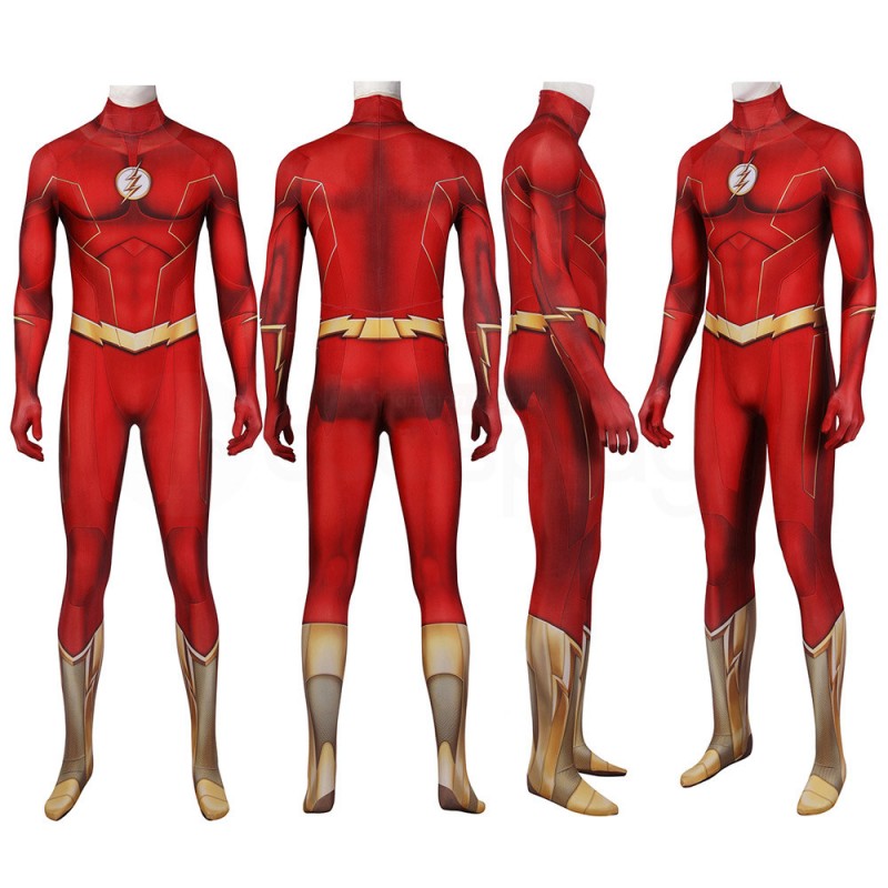 Barry Allen Zentai Jumpsuit Cosplay Costume