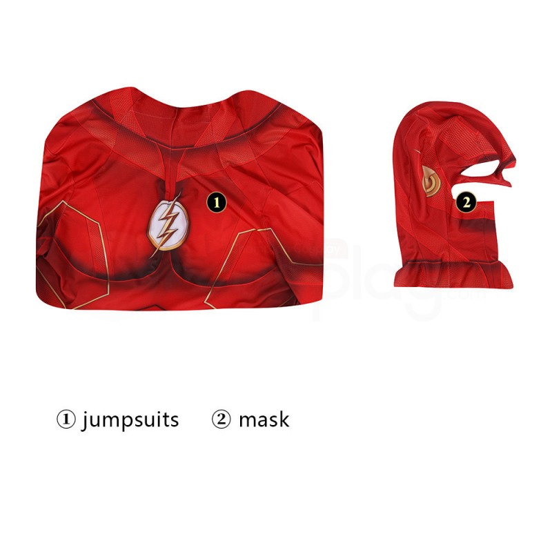 Barry Allen Zentai Jumpsuit Cosplay Costume