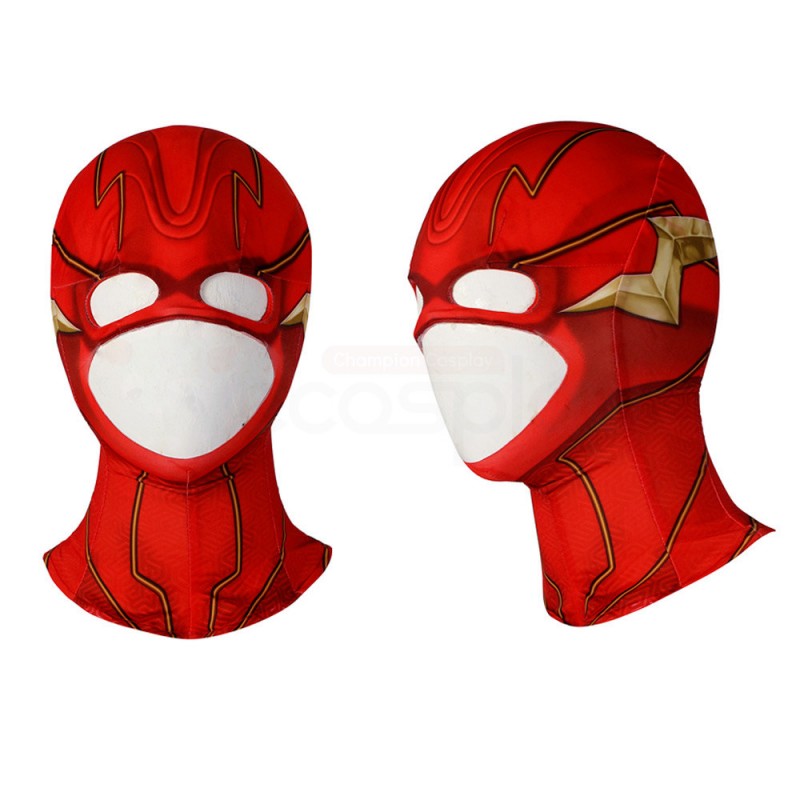 2022 Barry Allen Jumpsuit Red Polyester Cosplay Costume