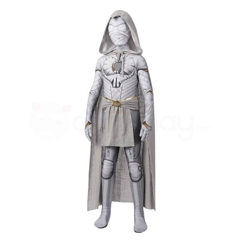 Kids Moon Knight Cosplay Costume Marc Spector Hallowee Jumpsuit
