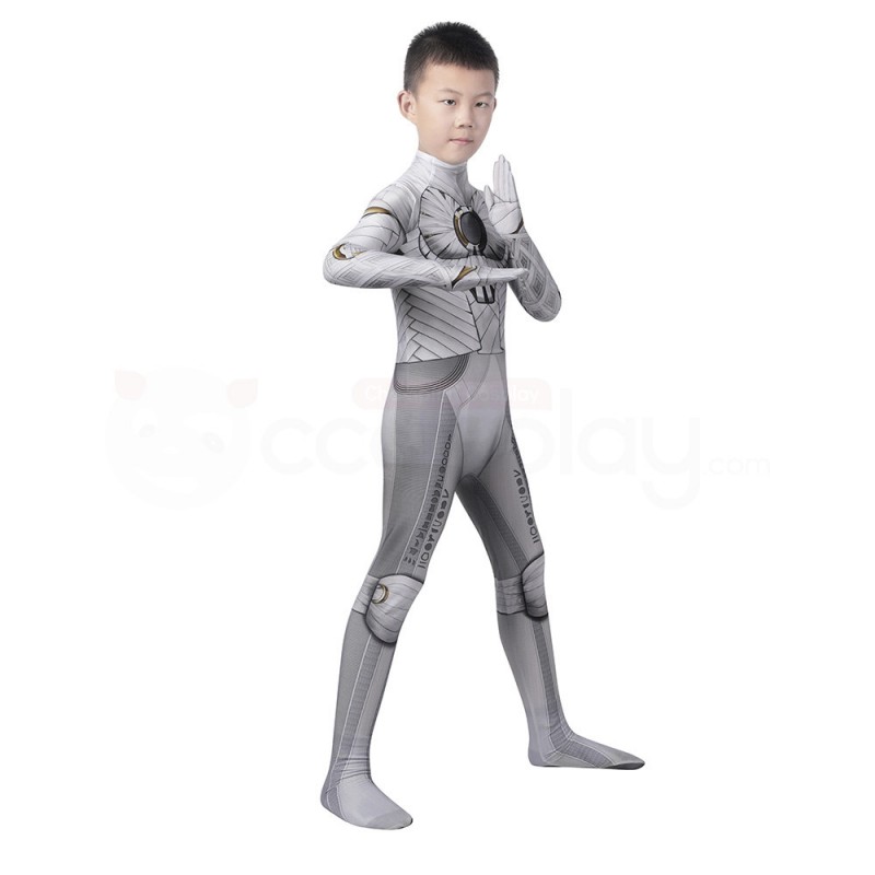 Kids Moon Knight Cosplay Costume Marc Spector Hallowee Jumpsuit