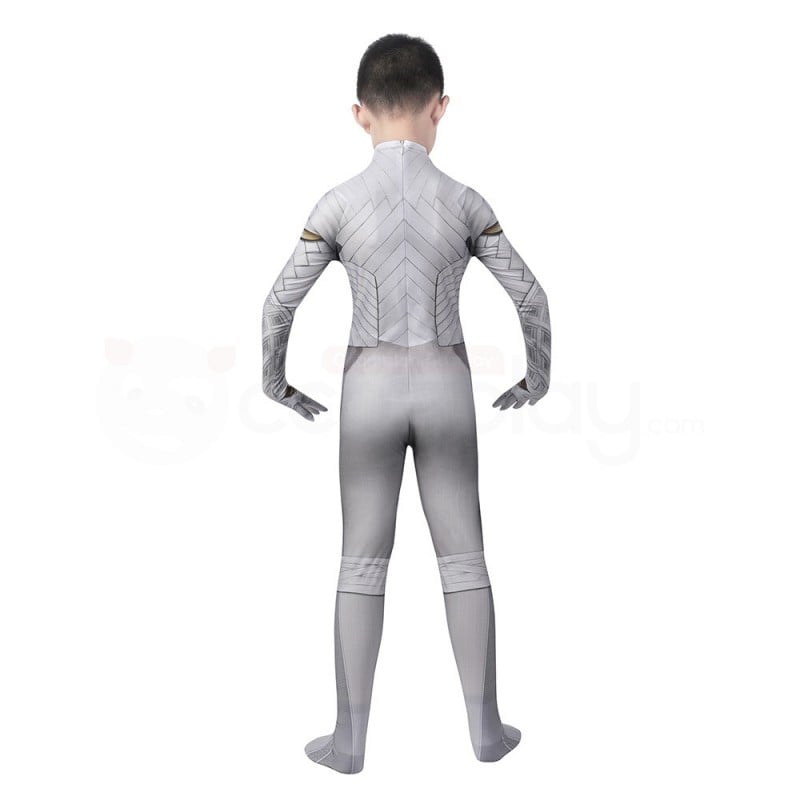 Kids Moon Knight Cosplay Costume Marc Spector Hallowee Jumpsuit