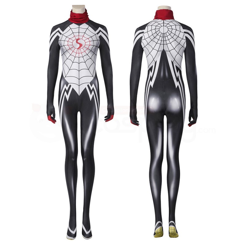 Silk Cindy Moon Jumpsuit Female Spider-Man Cosplay Costume