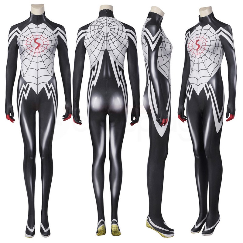 Silk Cindy Moon Jumpsuit Female Spider-Man Cosplay Costume