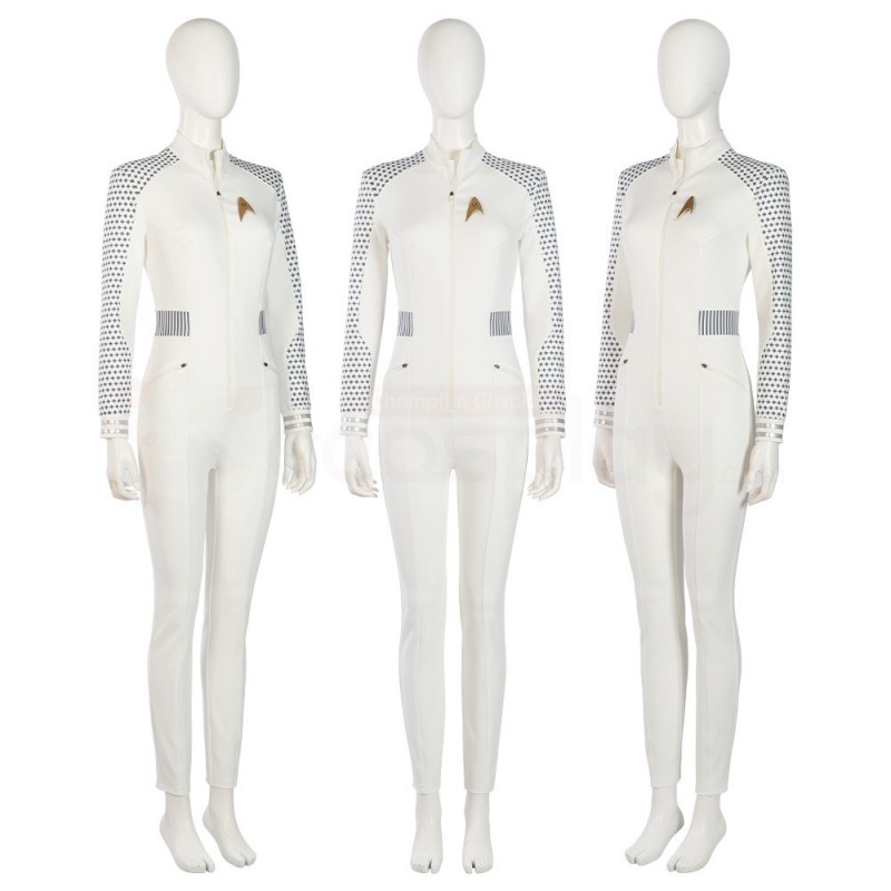 Star Trek Strange New Worlds Sick Crew Number One Cosplay Costumes White Suit