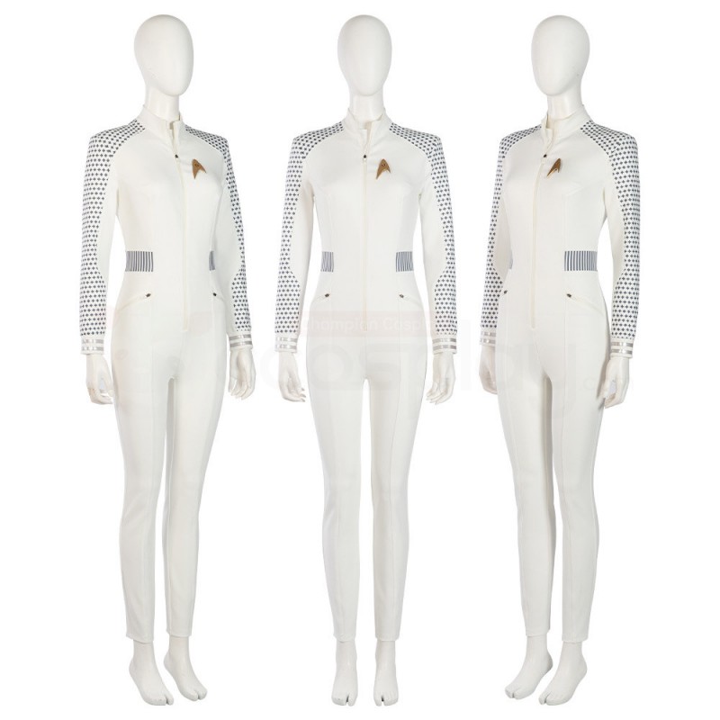 Star Trek Strange New Worlds Sick Crew Number One Cosplay Costumes White Suit